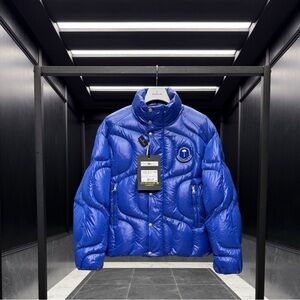 Moncler Men's Vibrant Blue Puffer Coat